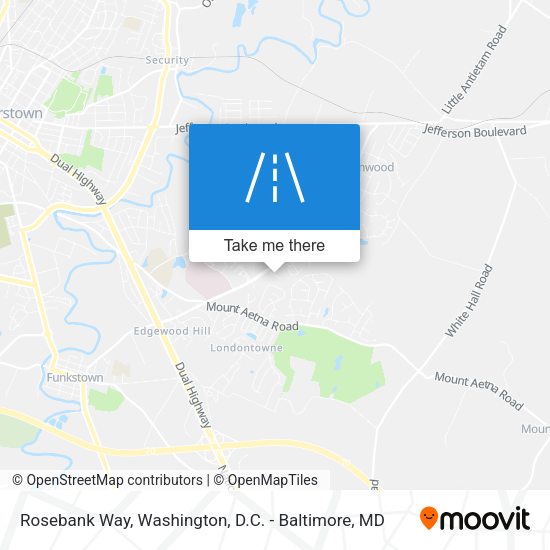 Mapa de Rosebank Way