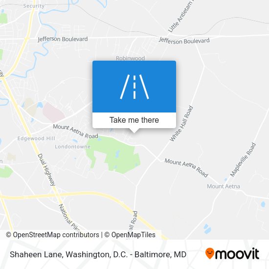 Shaheen Lane map