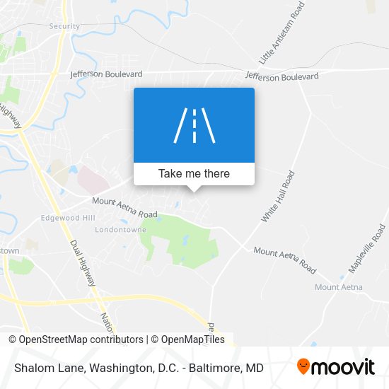 Mapa de Shalom Lane