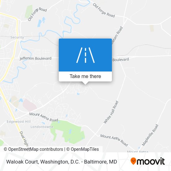 Waloak Court map