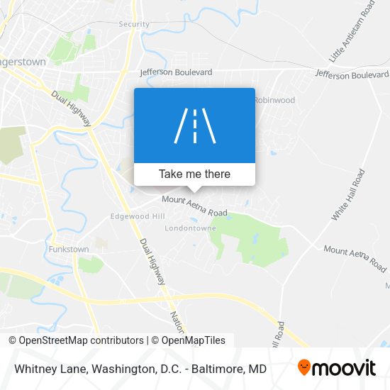 Whitney Lane map
