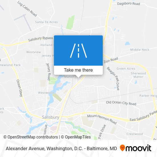 Mapa de Alexander Avenue