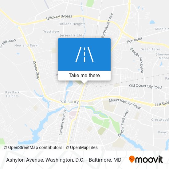 Ashylon Avenue map