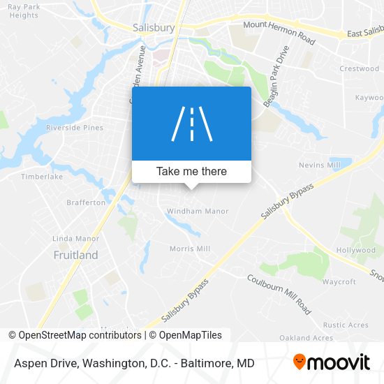 Aspen Drive map