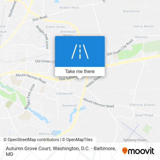 Mapa de Autumn Grove Court