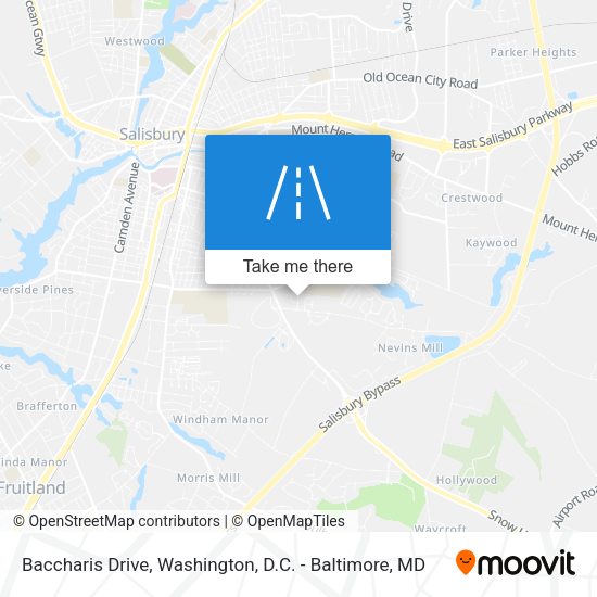 Baccharis Drive map