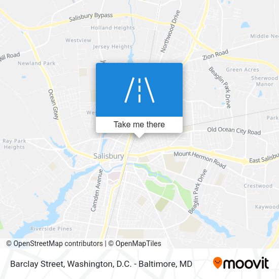 Barclay Street map