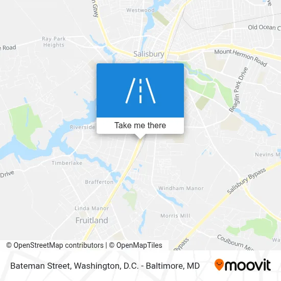 Bateman Street map