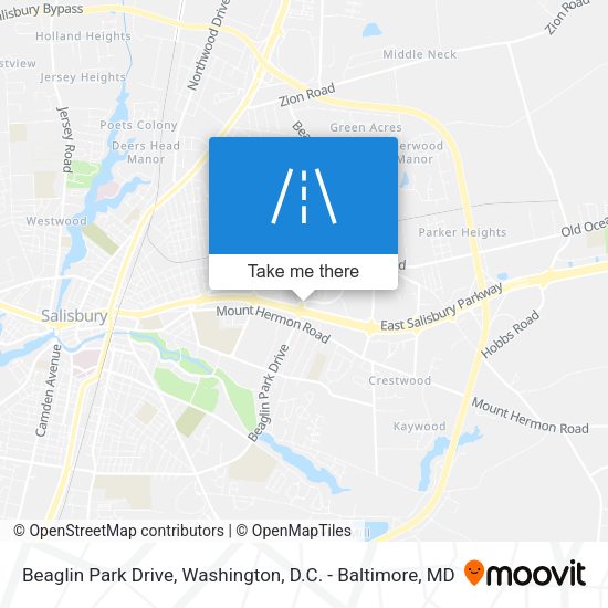 Mapa de Beaglin Park Drive