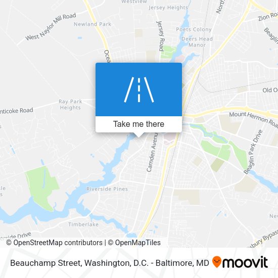 Beauchamp Street map