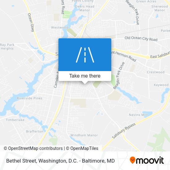 Bethel Street map
