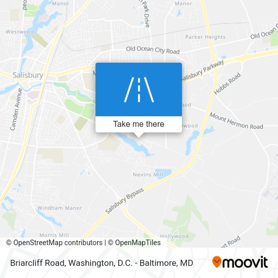 Mapa de Briarcliff Road