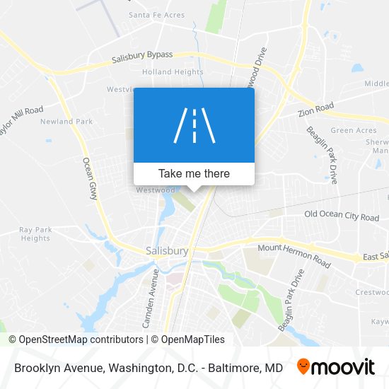 Mapa de Brooklyn Avenue