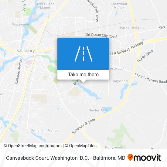 Canvasback Court map