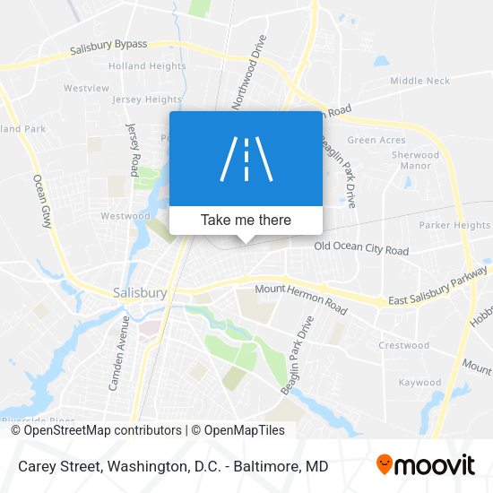 Mapa de Carey Street
