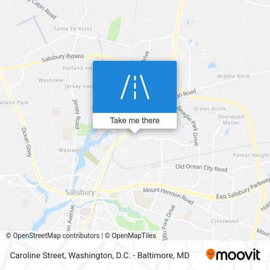 Caroline Street map