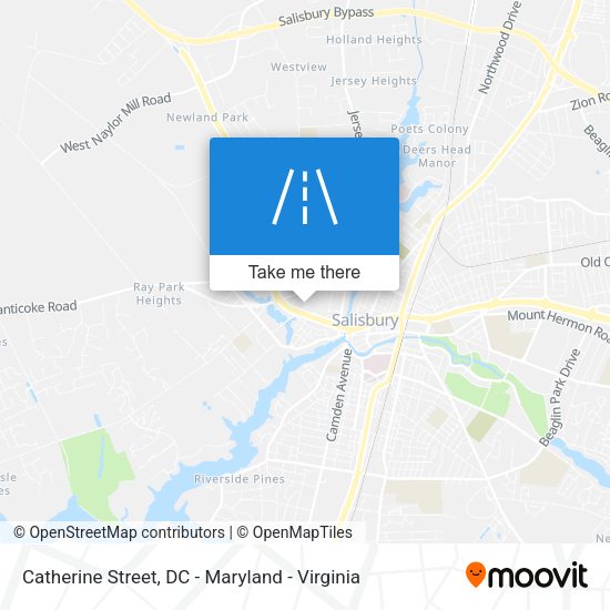Catherine Street map