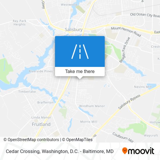 Cedar Crossing map
