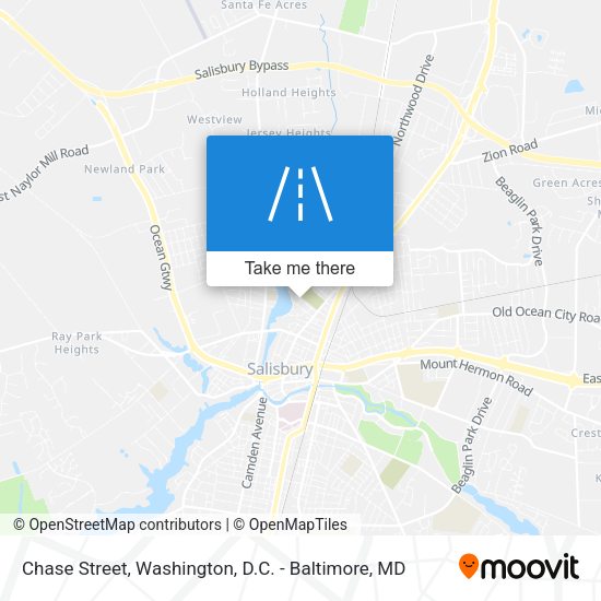 Chase Street map