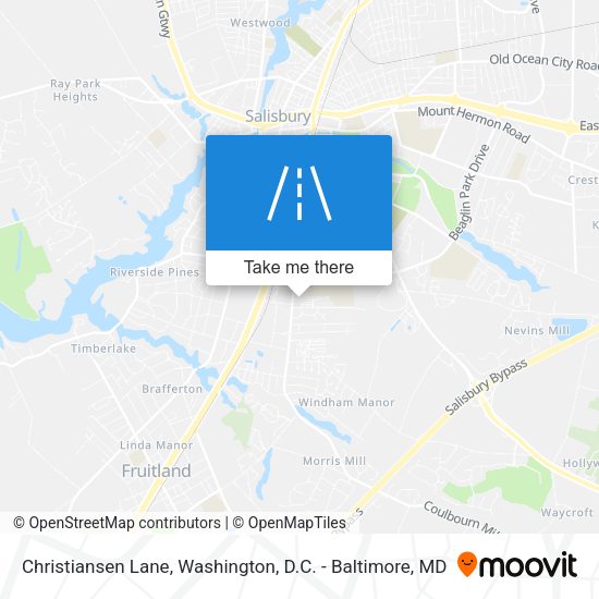 Mapa de Christiansen Lane