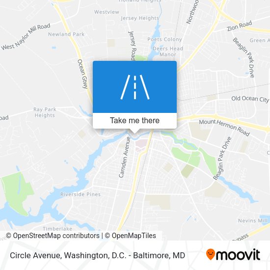 Circle Avenue map