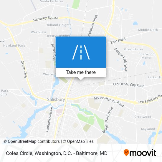 Coles Circle map