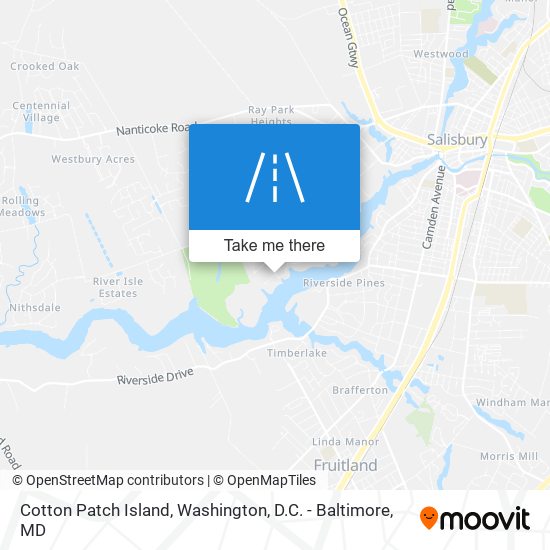 Cotton Patch Island map