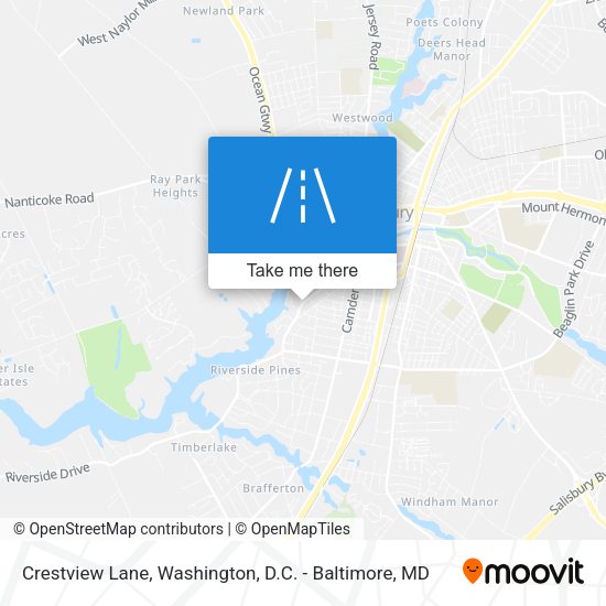 Mapa de Crestview Lane
