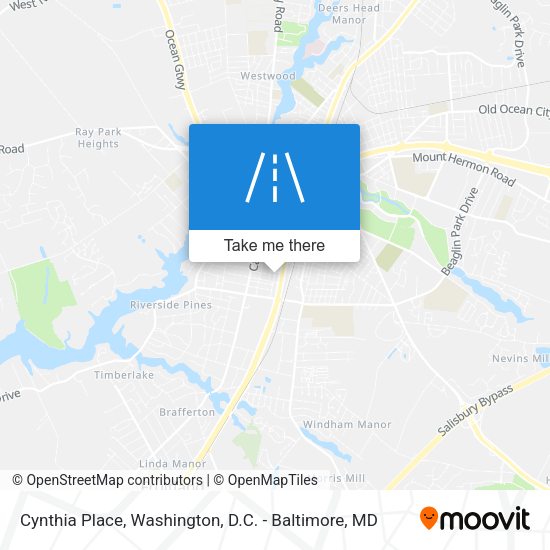 Cynthia Place map