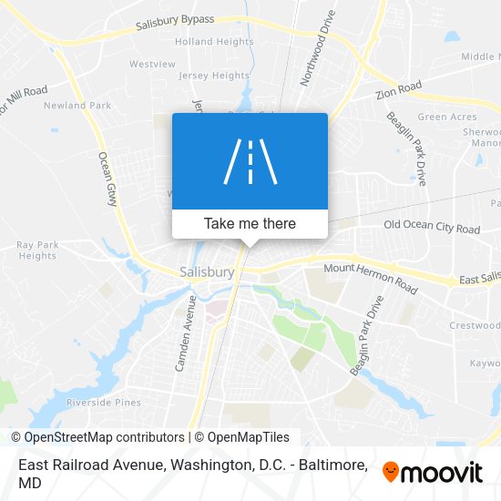 Mapa de East Railroad Avenue