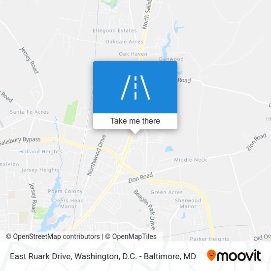 Mapa de East Ruark Drive
