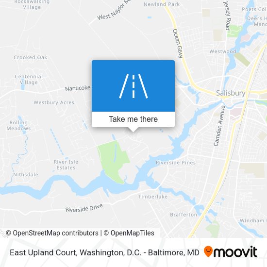 East Upland Court map