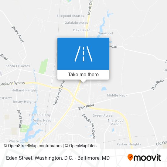 Eden Street map