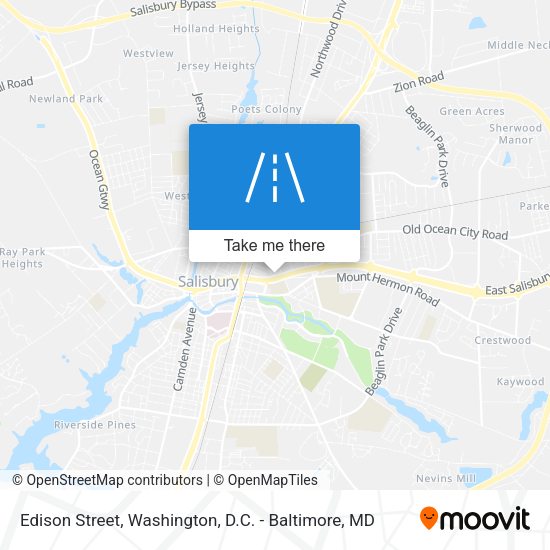 Mapa de Edison Street