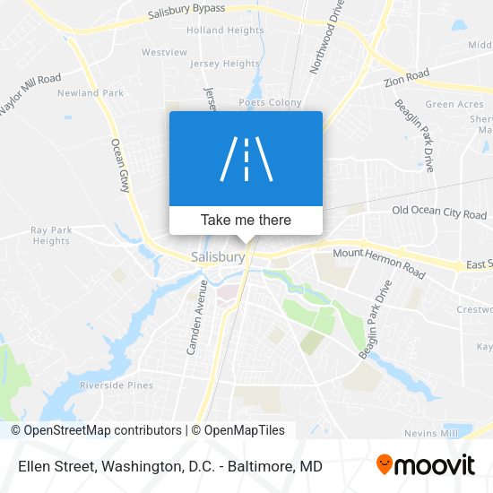 Ellen Street map