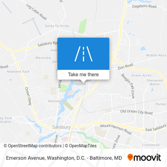 Emerson Avenue map