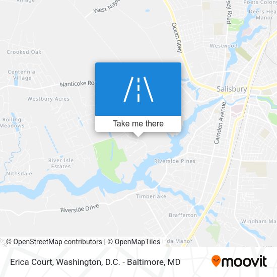 Erica Court map