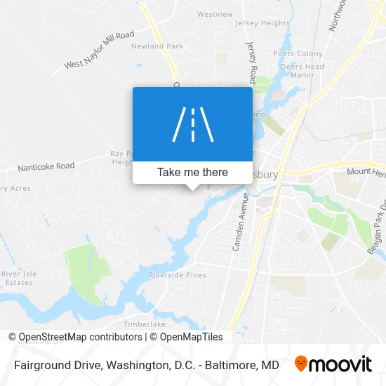 Fairground Drive map