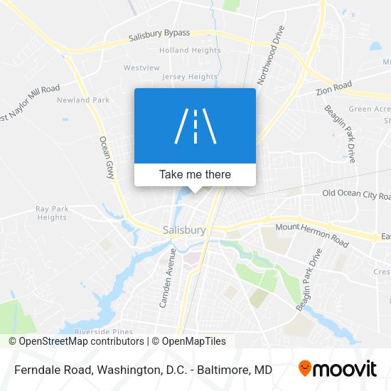 Ferndale Road map