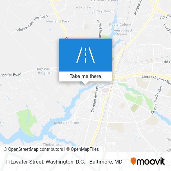 Mapa de Fitzwater Street
