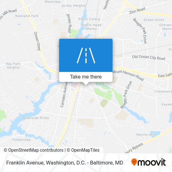 Franklin Avenue map