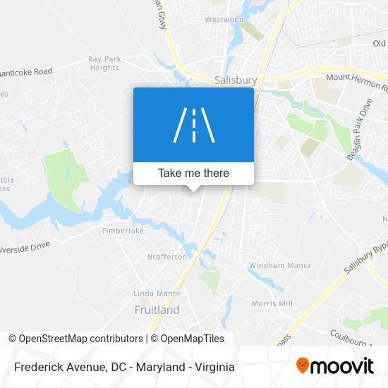 Mapa de Frederick Avenue