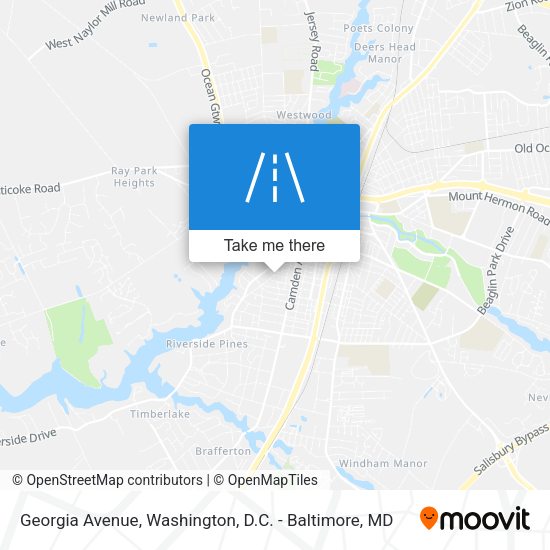Georgia Avenue map