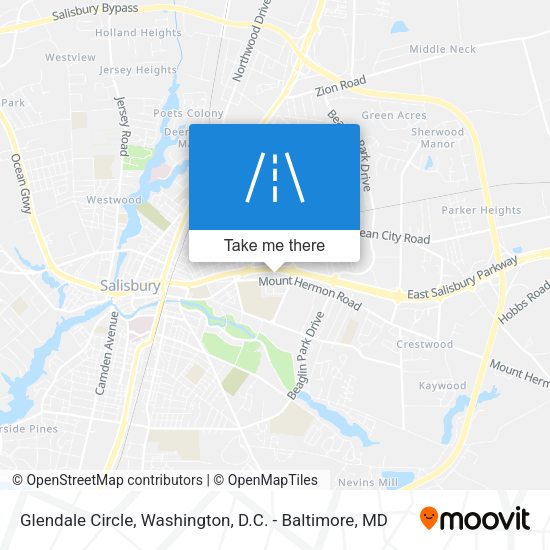 Mapa de Glendale Circle