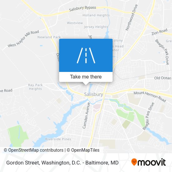 Mapa de Gordon Street