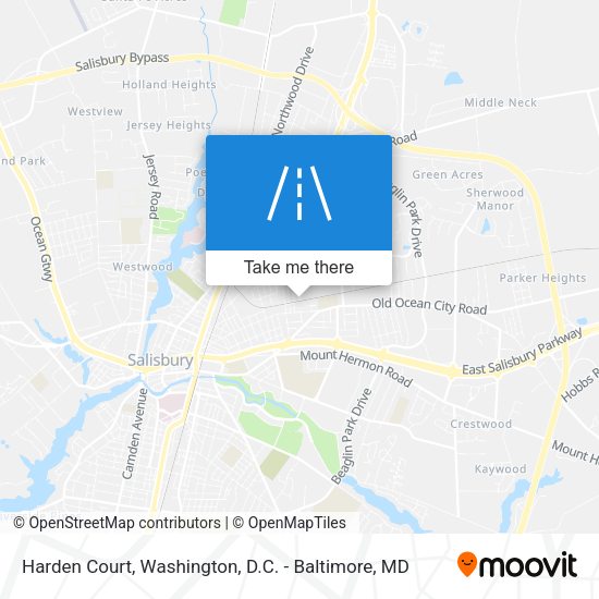 Harden Court map