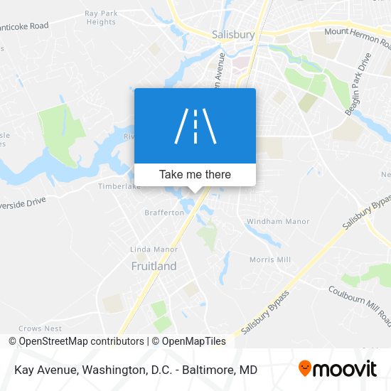 Kay Avenue map