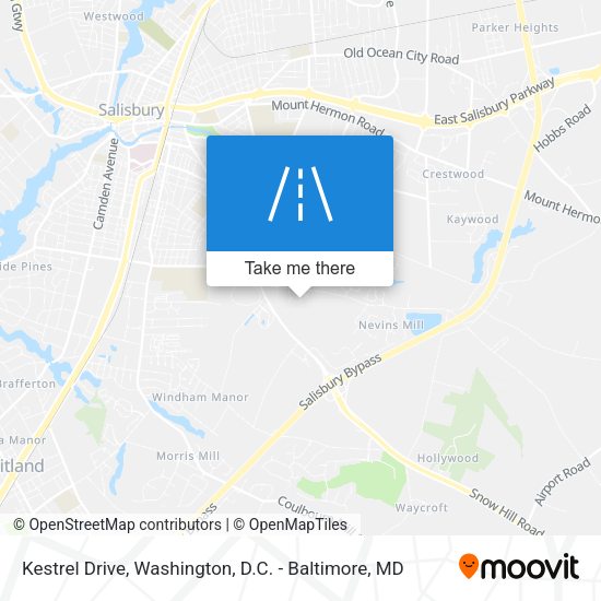 Kestrel Drive map