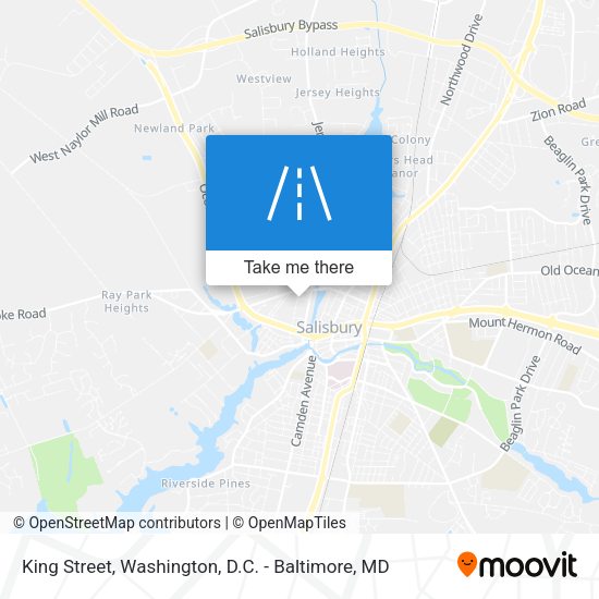 King Street map