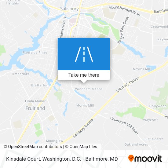 Kinsdale Court map